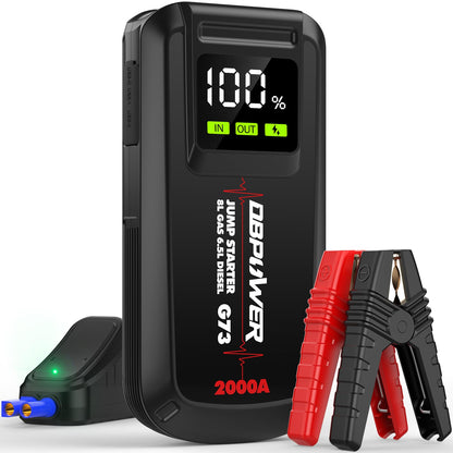 2000-Amp 12-Volt Portable Car Battery Jump Starter