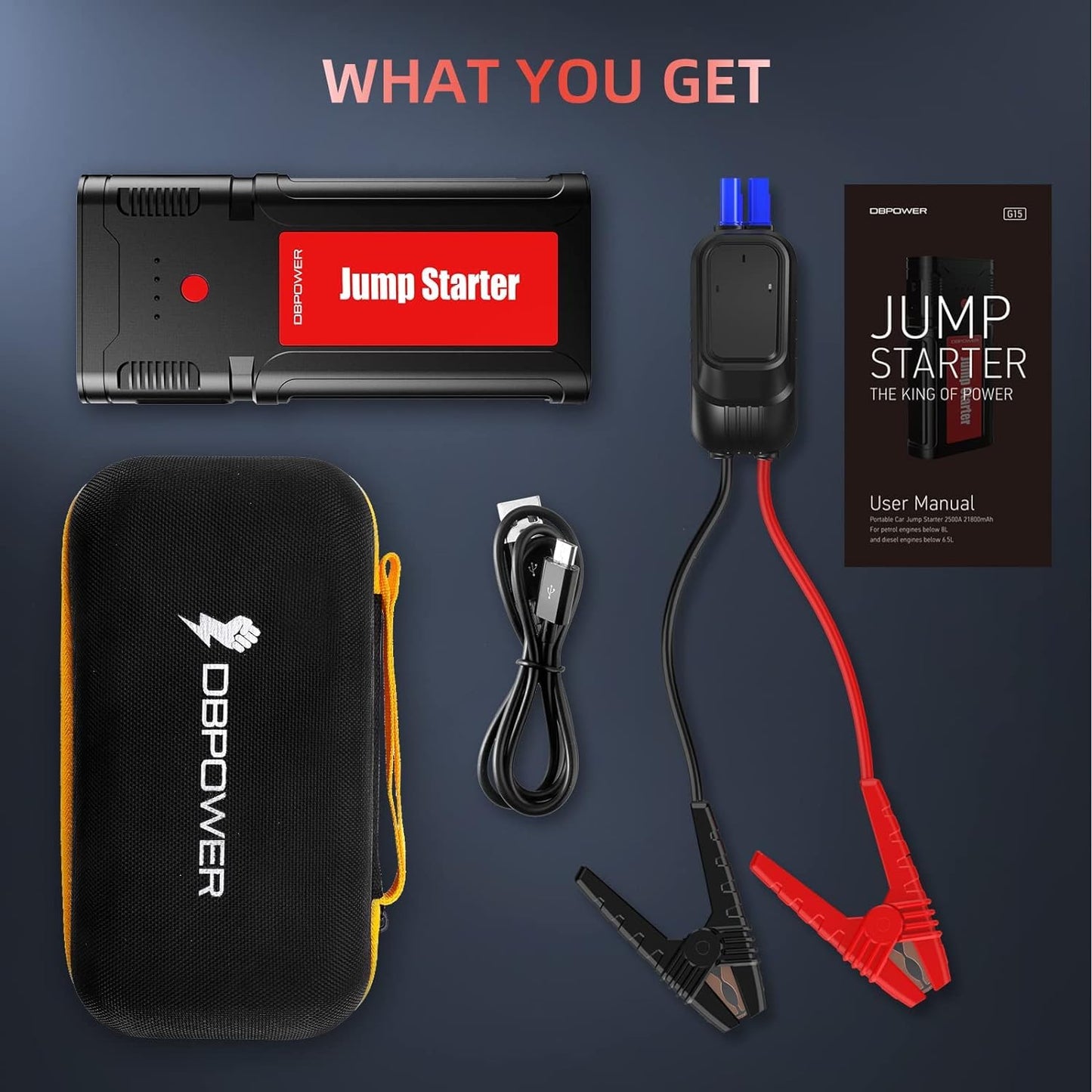 2750-Amp 12-Volt Portable Car Battery Jump Starter