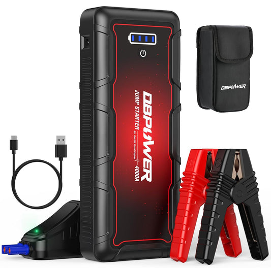 4000-Amp 12-Volt Portable Car Battery Jump Starter